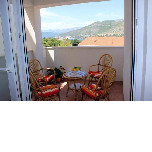 2 bedrooms appartement at Dubrovnik 600 m away from the beach with sea view furnished balcony and wifi