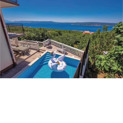 Amazing apartment in Crikvenica with 6 Bedrooms, WiFi and Outdoor swimming pool