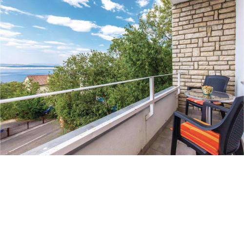 Amazing apartment in Dramalj with 1 Bedrooms and WiFi