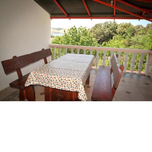 Apartment in Lopar with sea view, terrace, air conditioning, WiFi 4229-1