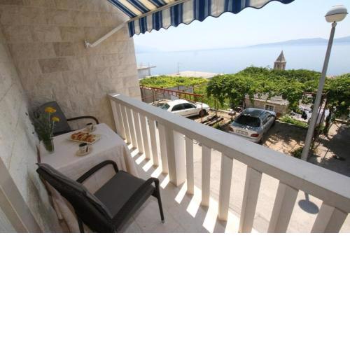 Apartment in Pisak with sea view, balcony, air conditioning, WiFi 3340-3