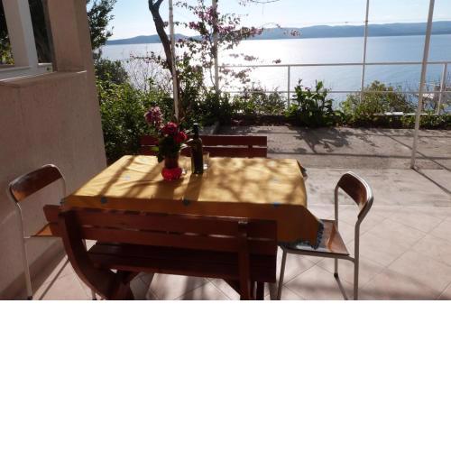 Apartment in Pisak with sea view, terrace, air conditioning, Wi-Fi (4722-2)