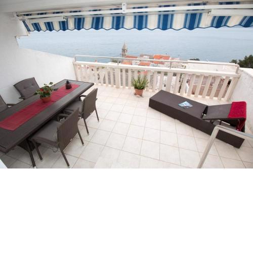 Apartment in Pisak with sea view, terrace, air conditioning, WiFi 3340-5