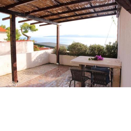 Apartment in Pisak with sea view, terrace, air conditioning, WiFi (3817-1)