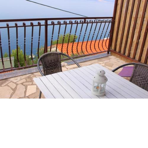 Apartment in Pisak with sea view, terrace, air conditioning, WiFi (3817-3)