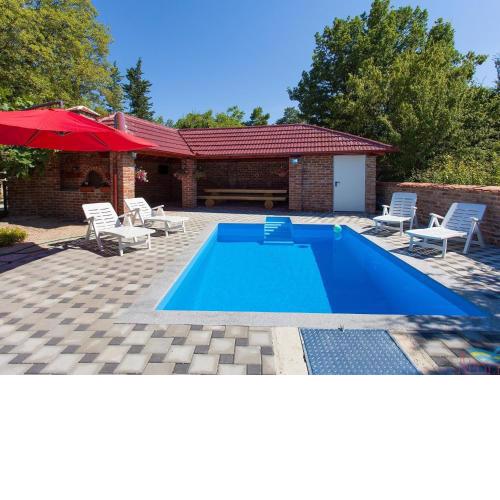 Apartment with terrace and sea view pool and outdoor kitchen for use