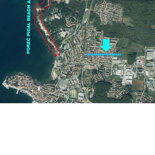 Apartments house Passat Poreč for max 16 Pax, 800m from the beach