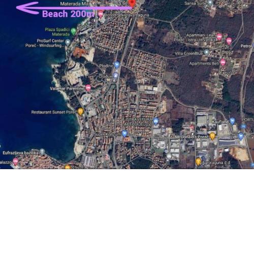 Apartments Ljubica in Poreč beach area