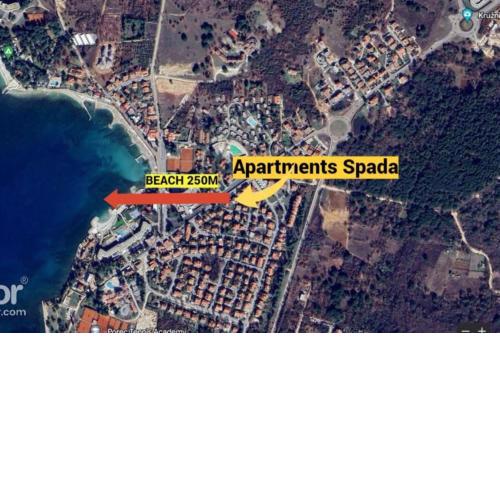 Apartments Spada for max 10Pax in Poreč Špadići , beach area