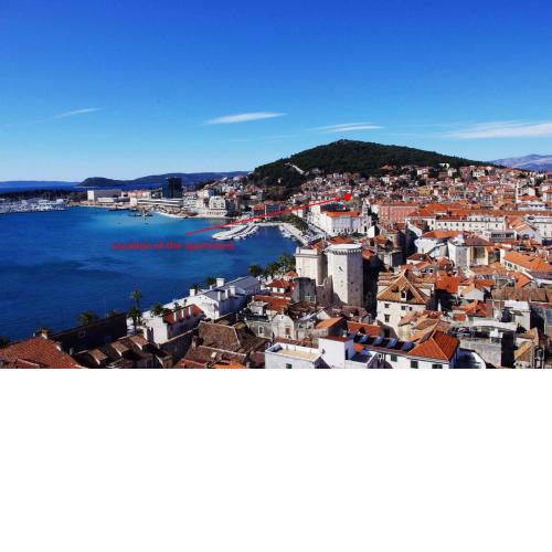 Apt at premium location in Split 1 min to sea