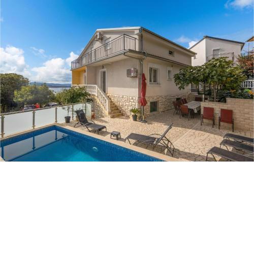 Awesome home in Crikvenica with 5 Bedrooms, WiFi and Outdoor swimming pool