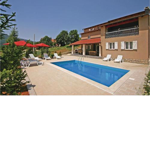 Awesome home in Crni Kal with 6 Bedrooms, WiFi and Outdoor swimming pool