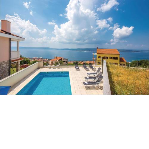 Beautiful apartment in Crikvenica with 2 Bedrooms, WiFi and Outdoor swimming pool