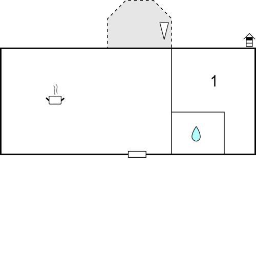 Nice apartment in Mlini with WiFi and 1 Bedrooms