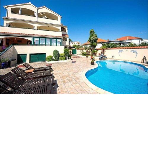 Nice Apartment In Vodice With Outdoor Swimming Pool, Wifi And Heated Swimming Pool
