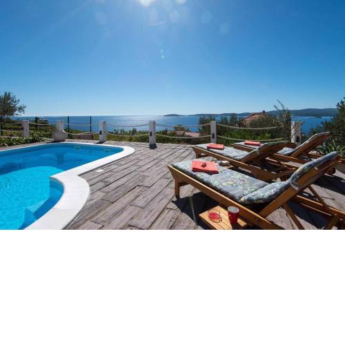 Orebić/Duplex/Sea view/Swimming pool/Garden/