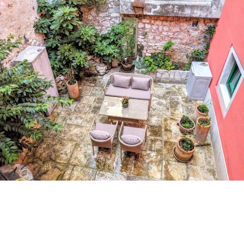 Private Courtyard Medieval Stone Home in Old Town