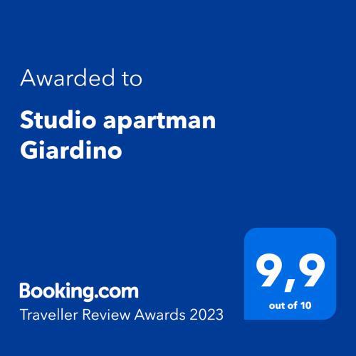 Studio apartman Giardino