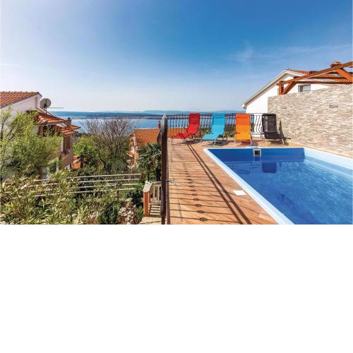 Stunning apartment in Crikvenica with 2 Bedrooms, WiFi and Outdoor swimming pool