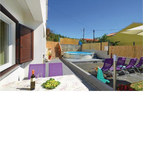 Two-Bedroom Holiday home Labin with a Fireplace 04
