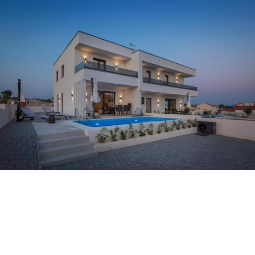 Villa Vodice with TWO HEATED POOLS