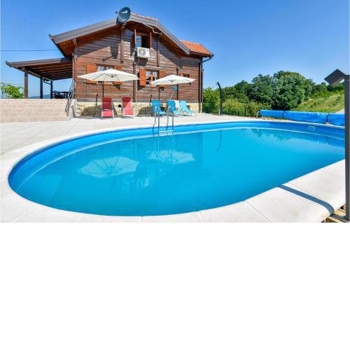 Amazing Home In Jarek Habekov With Sauna, Wifi And Outdoor Swimming Pool