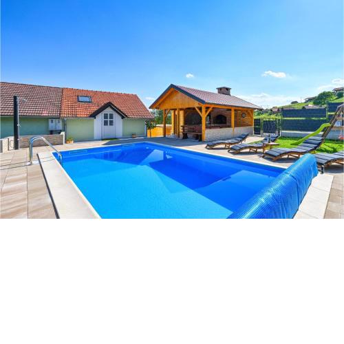 Amazing Home In Vrhi Pregradski With Wifi, Outdoor Swimming Pool And Heated Swimming Pool